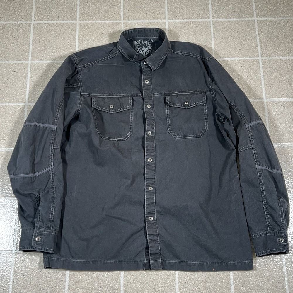 Kuhl Shirt Mens Large Mountain Grown Long Sleeve Outdoor Workwear